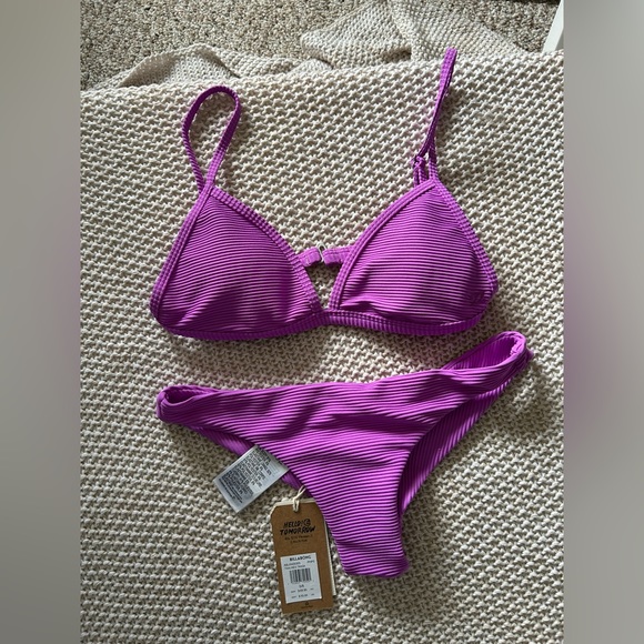 Billabong Tanlines bikini- BRIGHT ORCHID - Picture 2 of 4